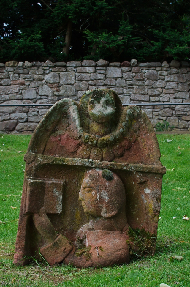 Gravestone, Dryburgh Abbey by Marsupium Photography