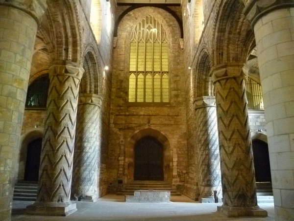 The nave of Dunfermline Abbey by Kim Traynor