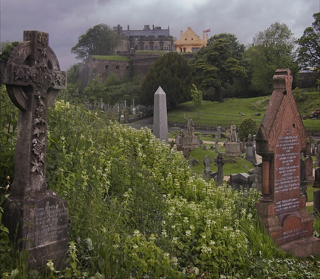 Stirling Castle from the Old Town Cemetery by dun deagh